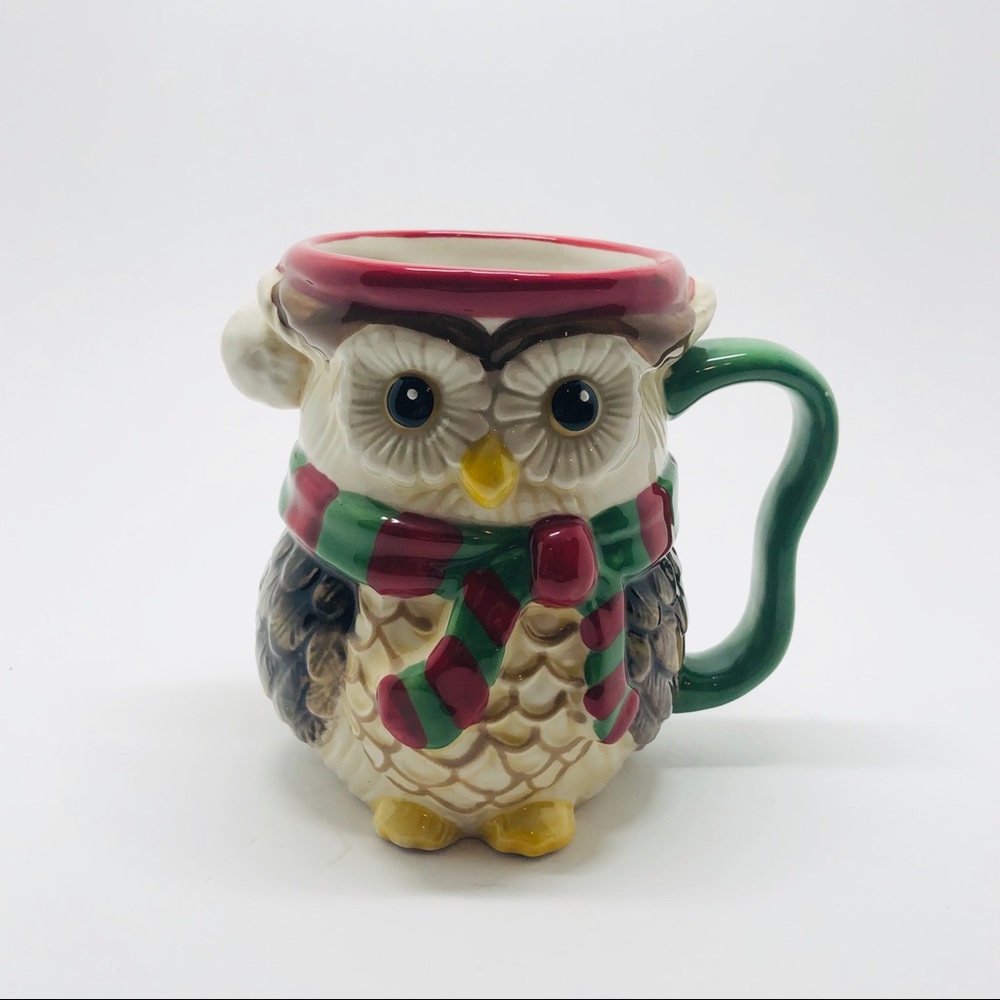 Cracker Barrel Christmas Owl Mug
